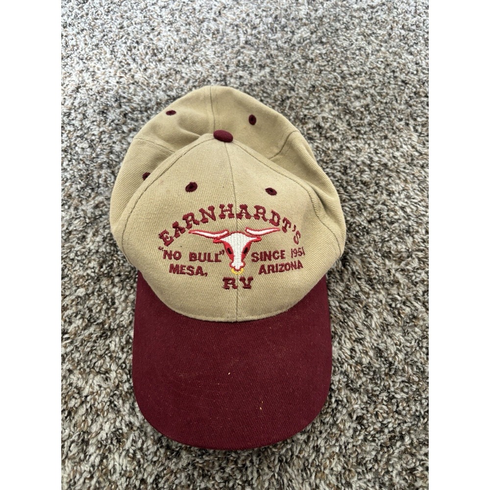 Earnhardt's RV No Bull‎ Mesa Arizona Baseball Cap Hat Strapback Brown Red